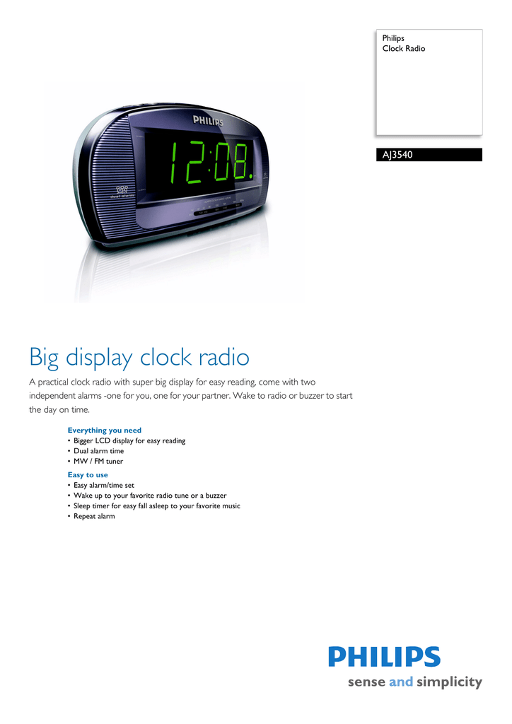 Philips Aj3540 05 User S Manual Manualzz