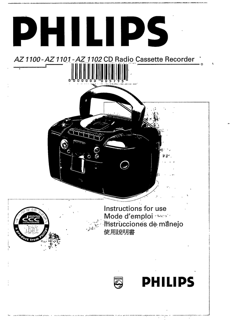 Philips Az 1102 Users Manual Manualzz 9816