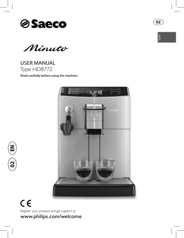 Saeco HD8772/47 User manual | Manualzz