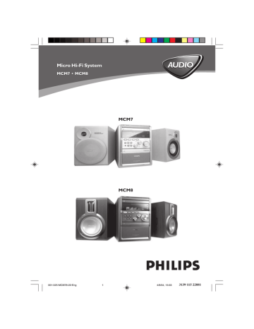 Philips MCM7/22 Manuel utilisateur | Manualzz