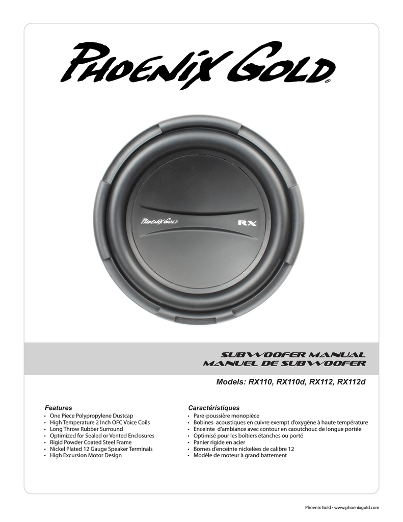 pg octane 12 inch subwoofer