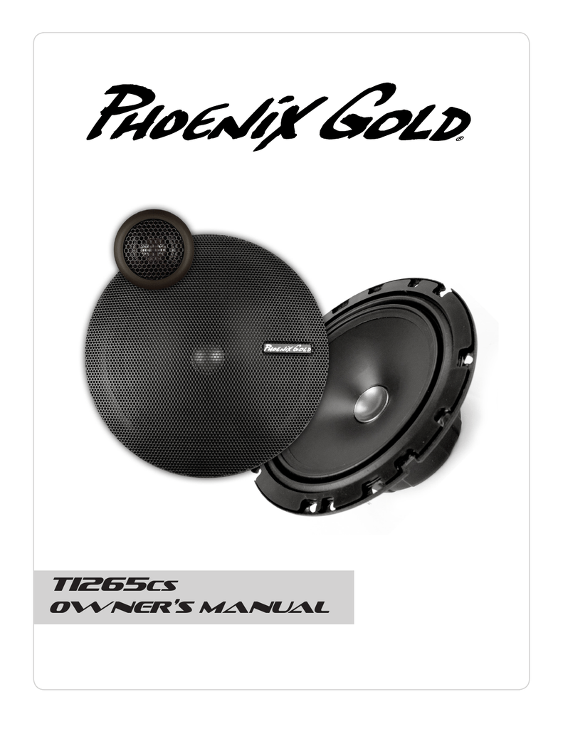 phoenix gold elite 6.5 car component speakers