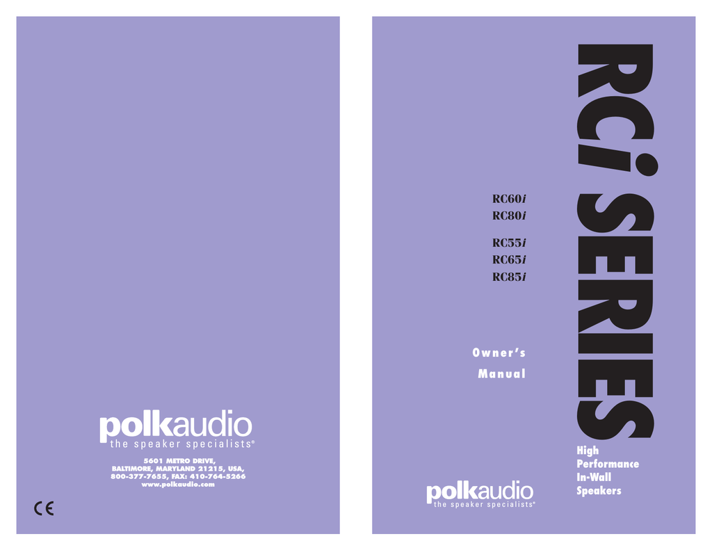 polk audio rc60i