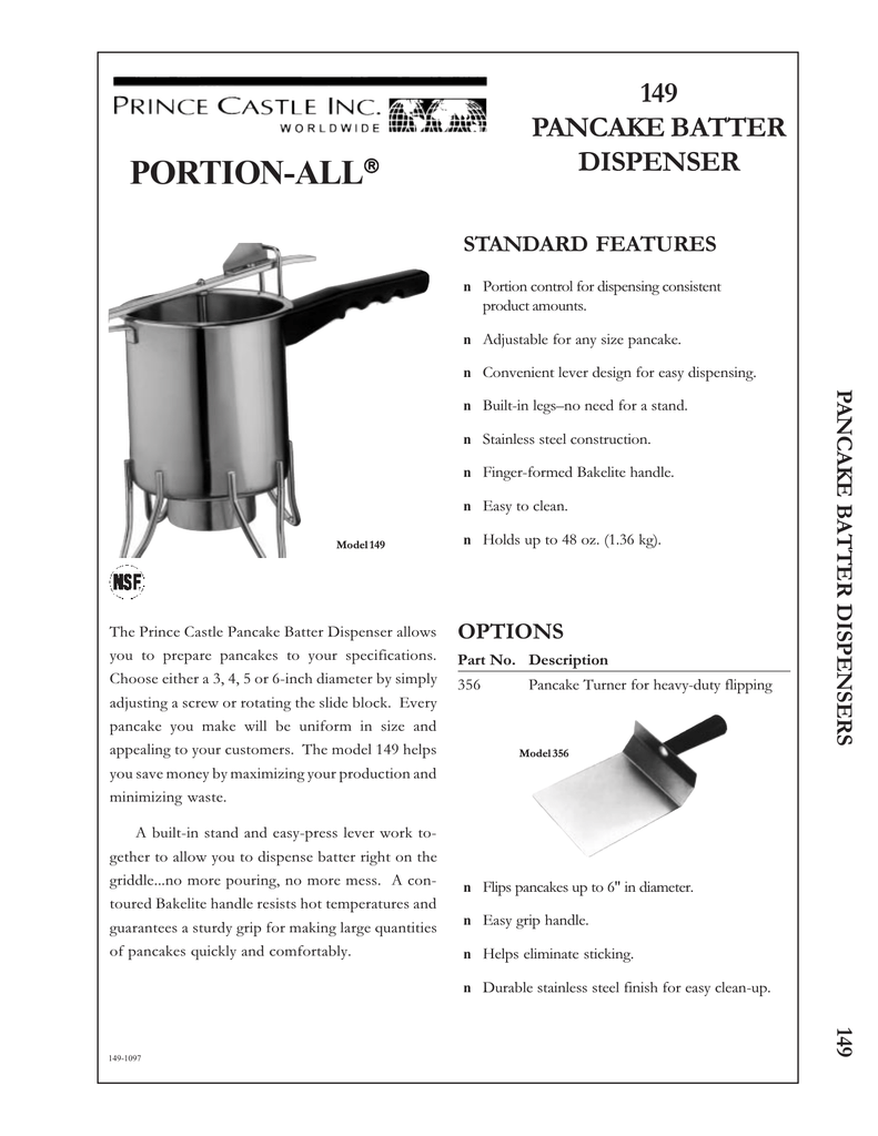 Hotcake Batter Dispenser - McDonald's Prince Castle