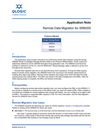 Q-Logic Router ISR6250 User's Manual | Manualzz