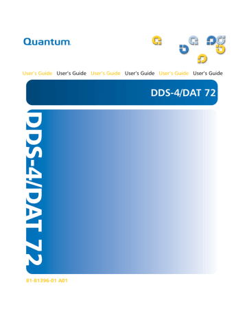 Quantum DAT72 User's Guide | Manualzz