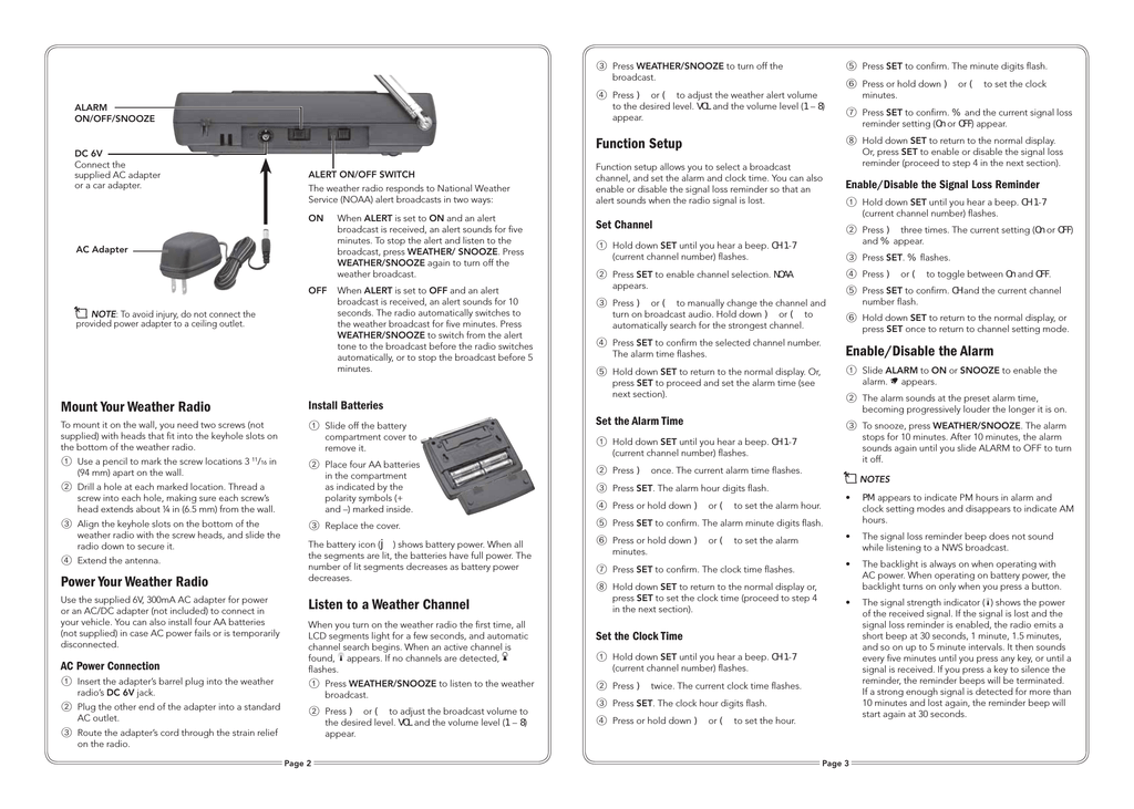 Radio Shack 12 550 User Manual Manualzz