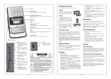 Radio Shack 14-1128 User's Manual | Manualzz