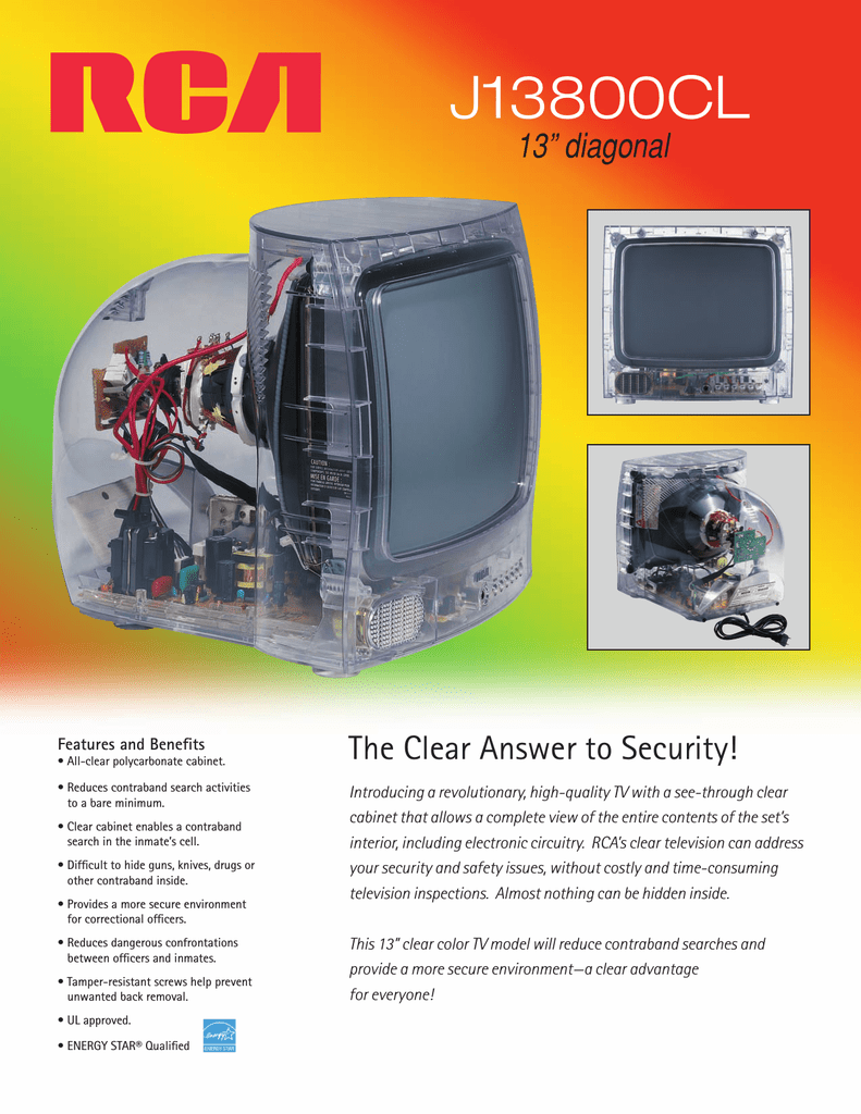 rca clear tv