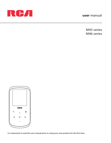 RCA M45 User manual | Manualzz