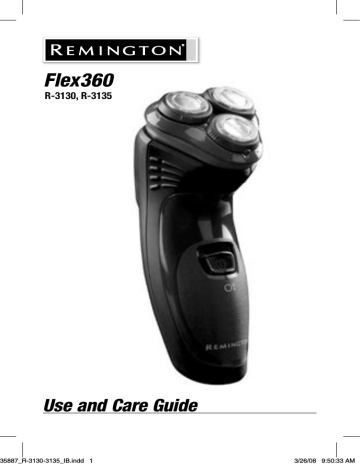 Remington R-3130 Use and care guide | Manualzz