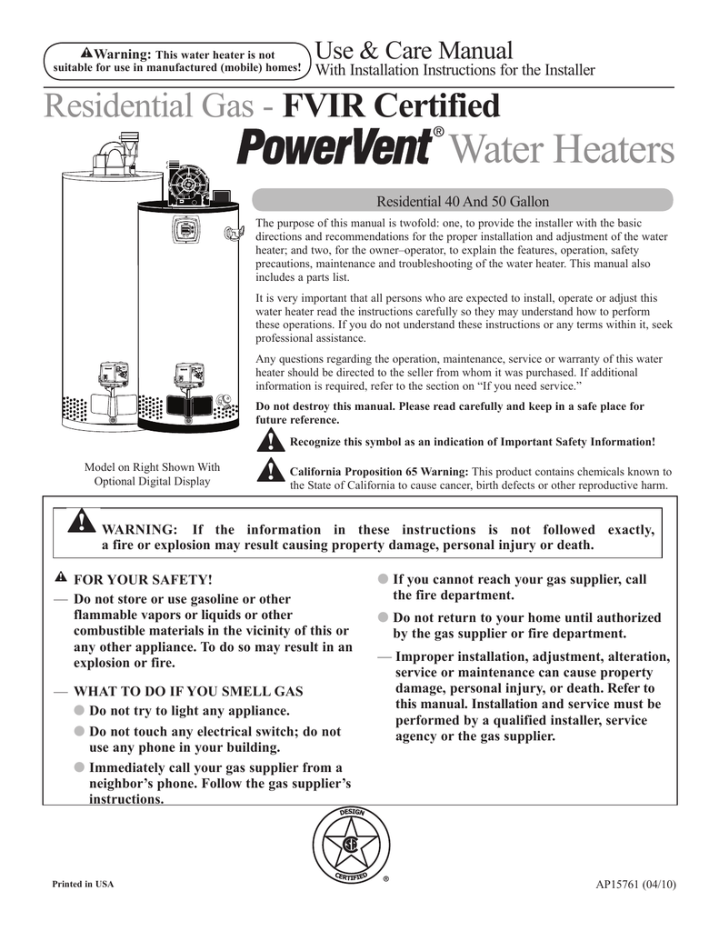 Wiring Diagram For Rheem Hot Water Heater from s1.manualzz.com