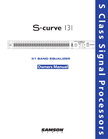 Samson S.CURVE 131 User's Manual | Manualzz