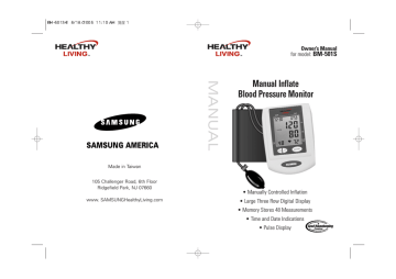 Samsung BM-501S User's Manual | Manualzz
