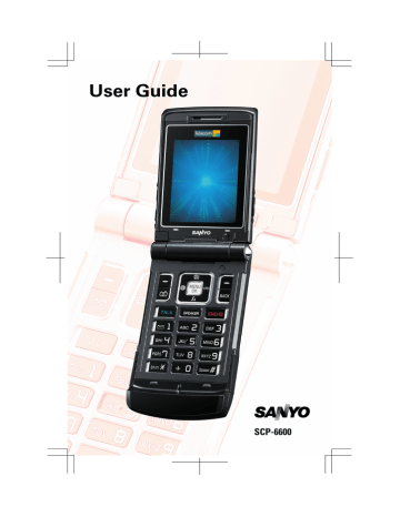 Sanyo Kantana SCP-6600 User guide | Manualzz
