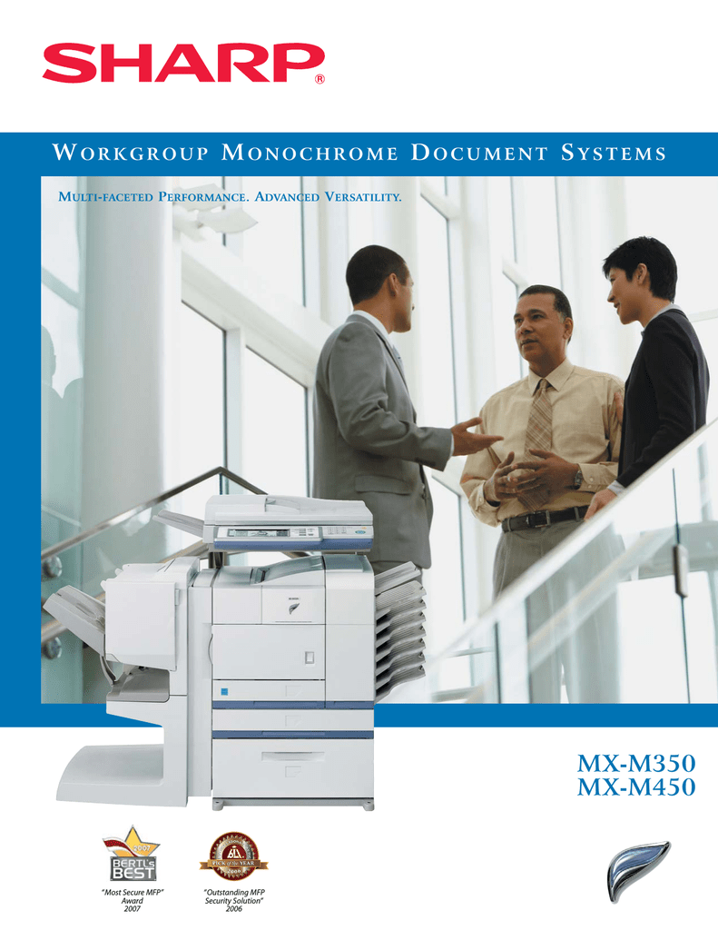 Pdf sharp. Sharp mx m350.