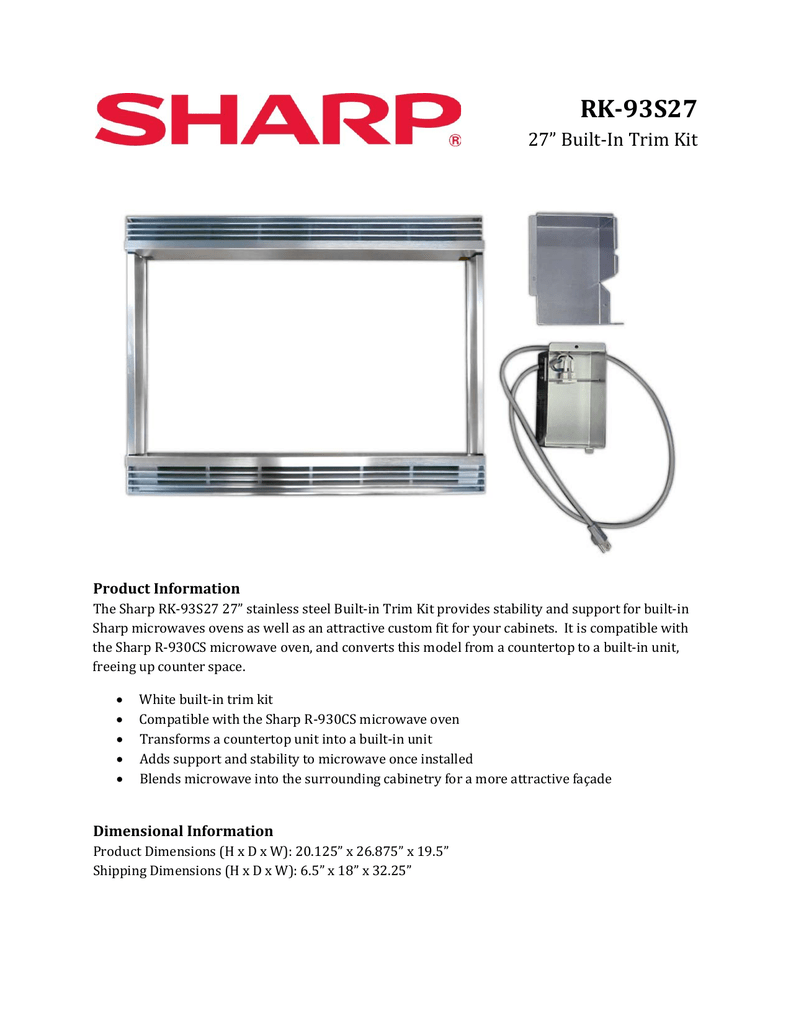 Sharp R930 User S Manual Manualzz Sharp R930 User S Manual Manualzz
