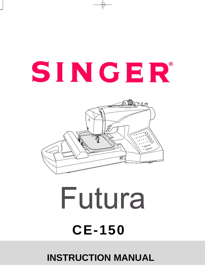 how to oil singer futura embroidery machine