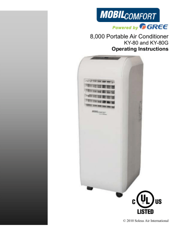 Soleus Air Ky 80 User S Manual Manualzz