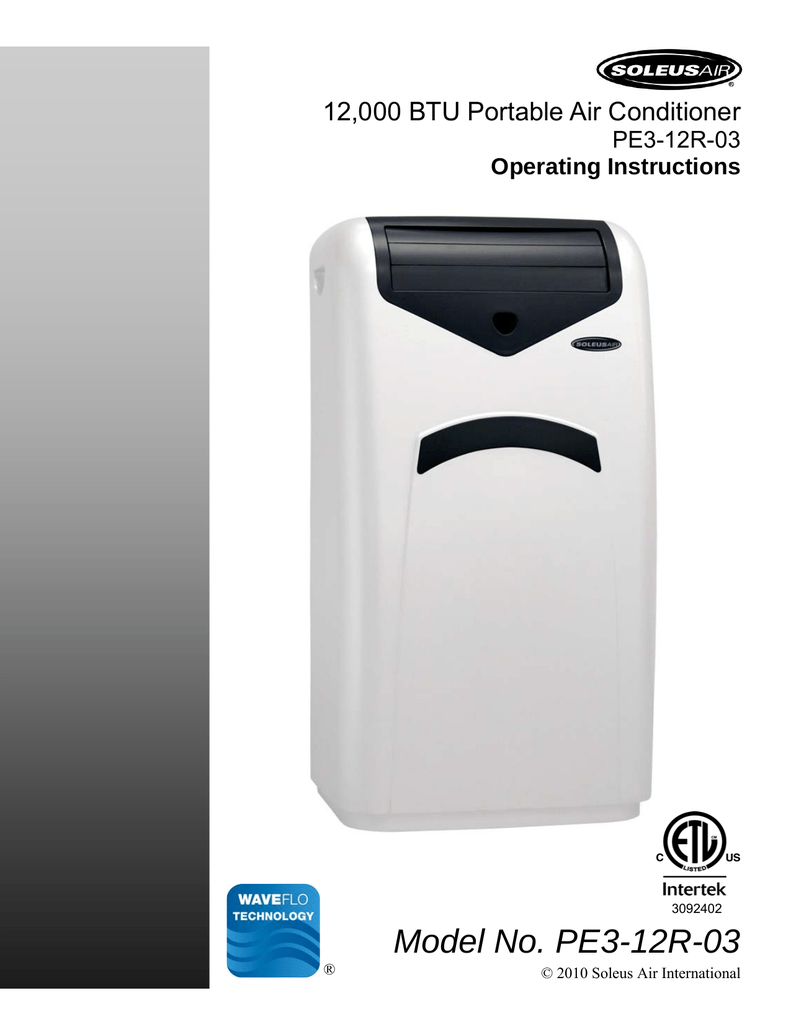 Soleus Air Conditioner Manual