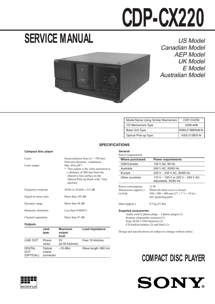 Sony Ericsson Cdp Cx2 User Manual Manualzz