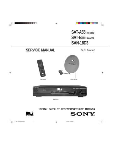 Sony Sat B55 Sat A55 Rm Y802 Sat B55 Rm Y139 User Manual Manualzz