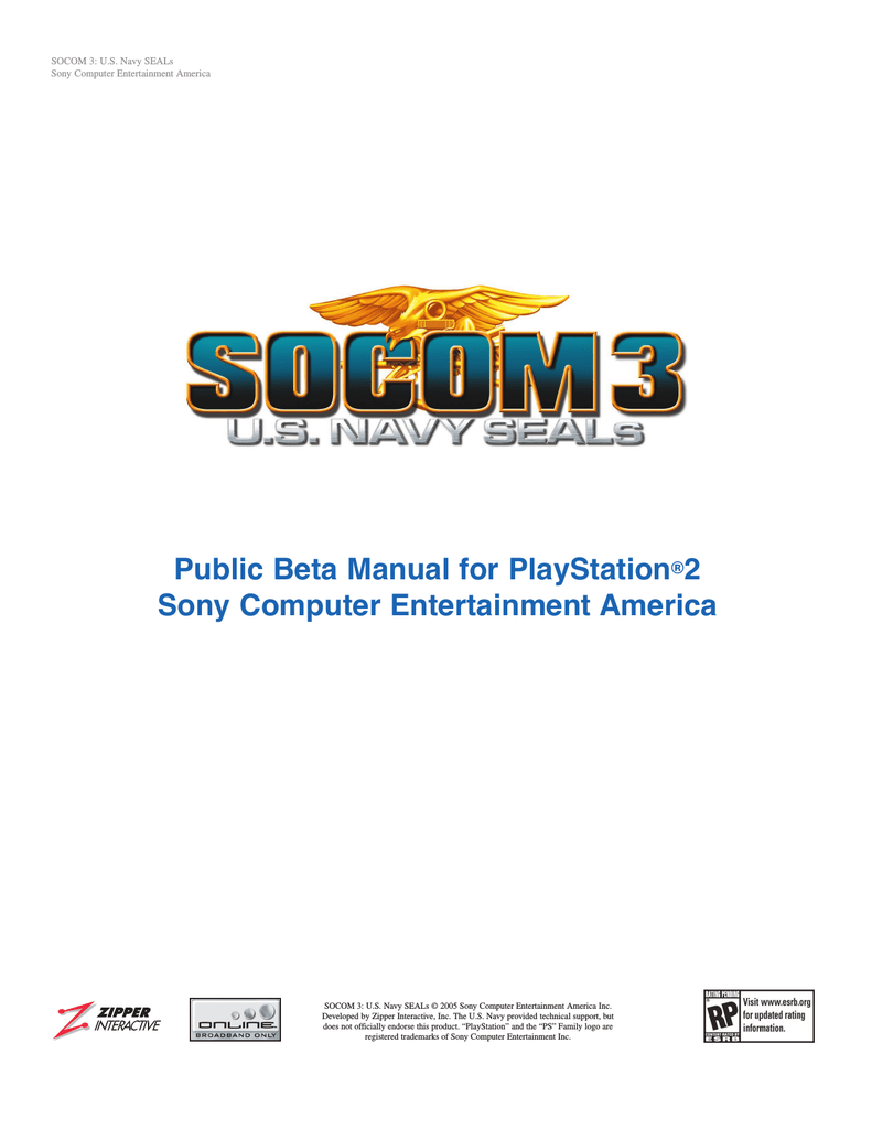 socom 3 online