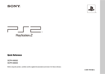 Sony Video Game Console Playstation 2 User's Manual | Manualzz
