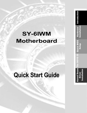 SOYO SY-6IWM Quick Start Guide | Manualzz