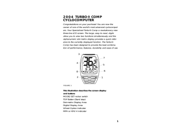 Specialized Turbo Comp User's Manual | Manualzz