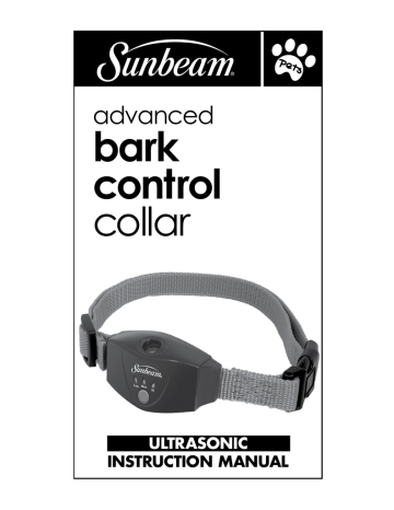 sunbeam bark collar