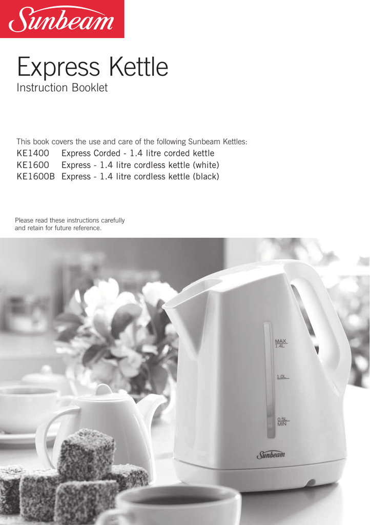 Hamilton Beach Sunbeam Glass Kettle Target Sunbeam BVSBWH1001