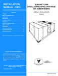 Sunlife Enterprises SUNLINE DM180 Installation manual