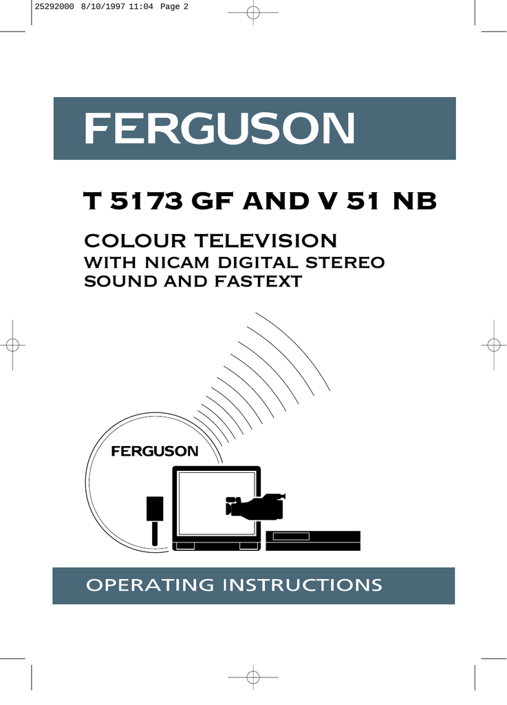 Technicolor Thomson Ferguson T 5173 Gf User S Manual Manualzz Com