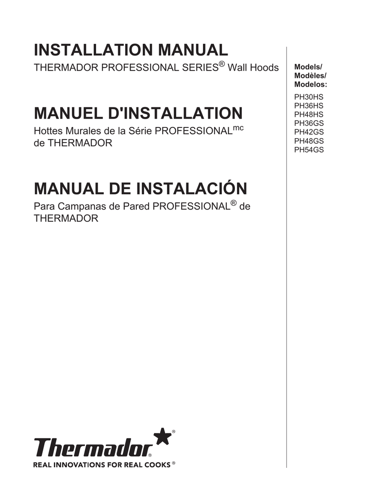 thermador ph36hs