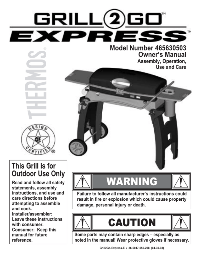 Thermos Express Owner S Manual Manualzz