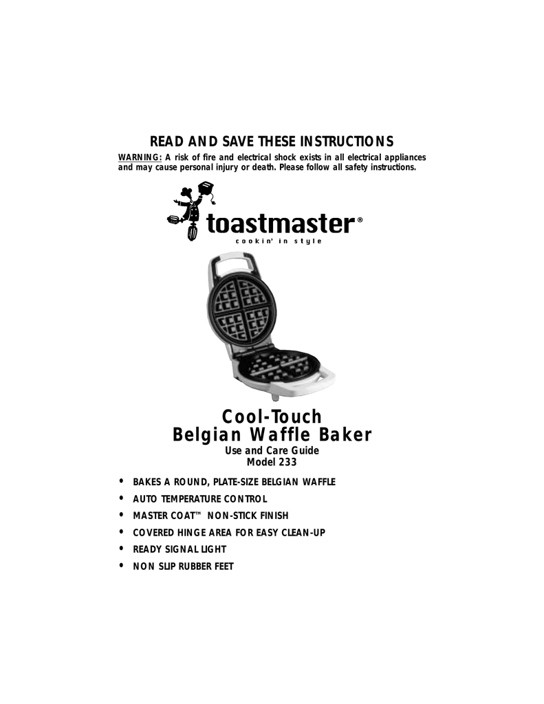 User manual and frequently asked questions TOASTER FEM2 FEM231