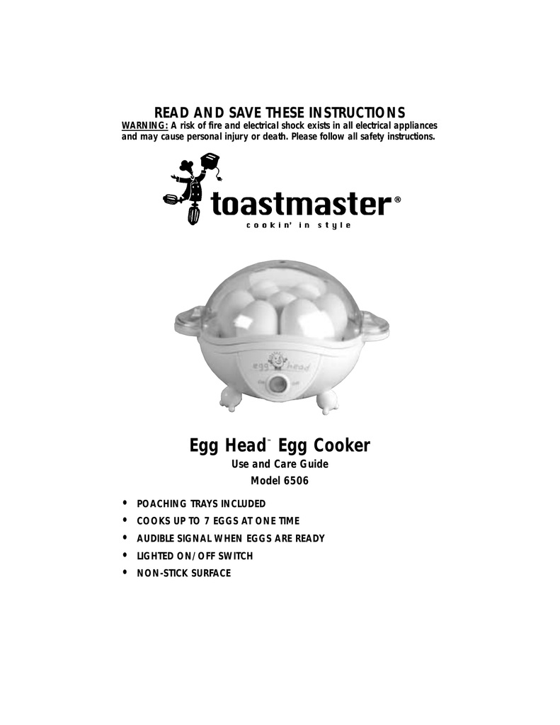 electric egg cooker instructions