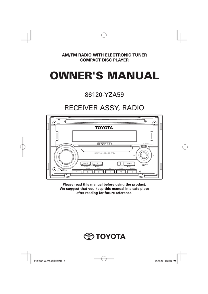 Toyota Radio 86120 Wiring - Wiring Diagram And Schematics