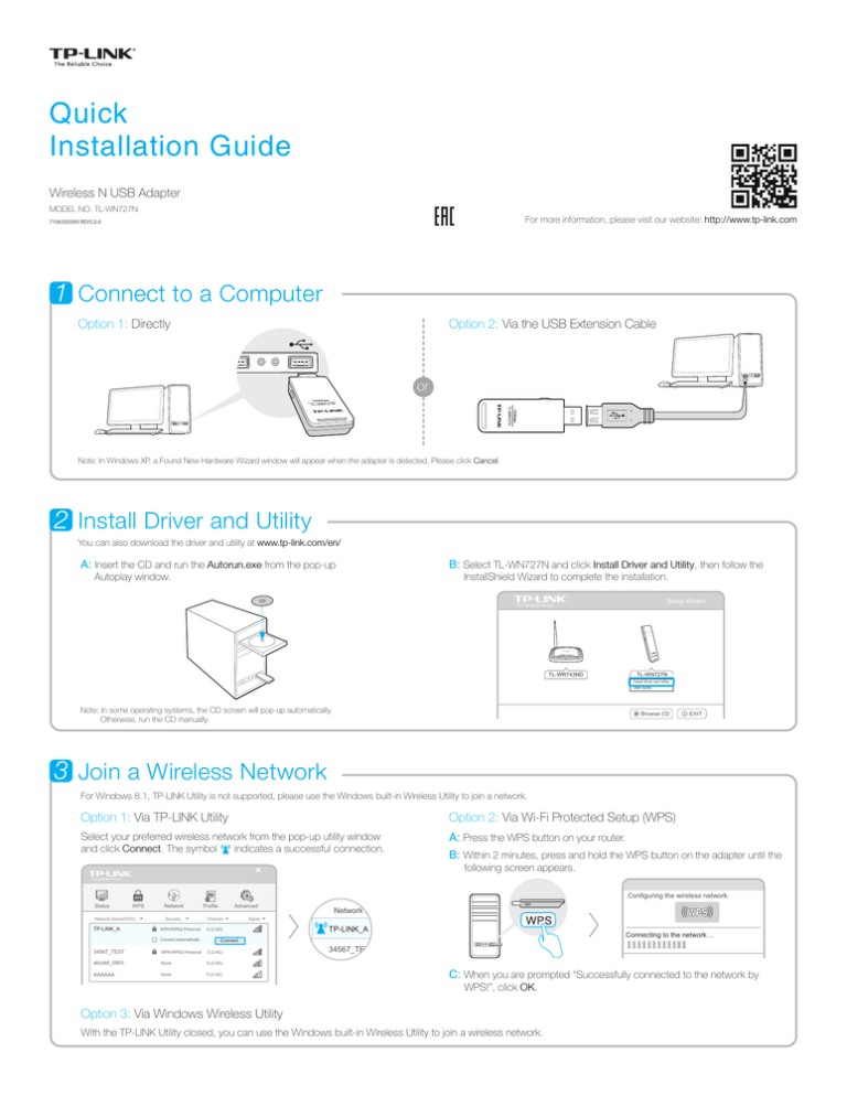 Tp Link Tl Wn727n V4 User Manual Manualzz