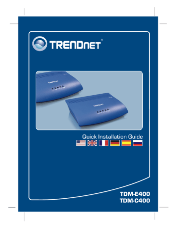 TRENDnet TDM-E400 User's Manual | Manualzz