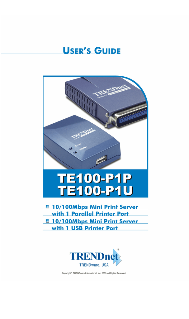 trendnet print server