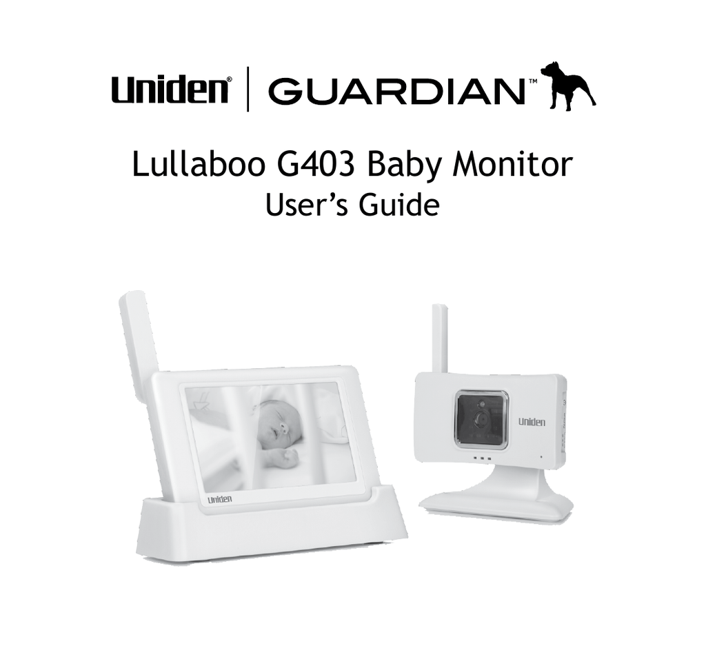 uniden baby monitor camera