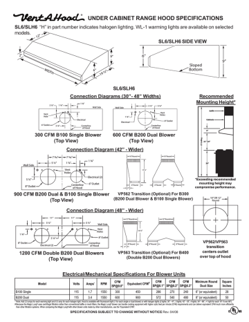 b200msc vent a hood