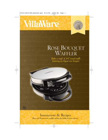 Villaware ice best sale cream maker manual