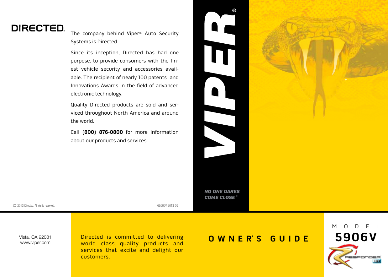 Viper 2_Way Owner's manual | Manualzz