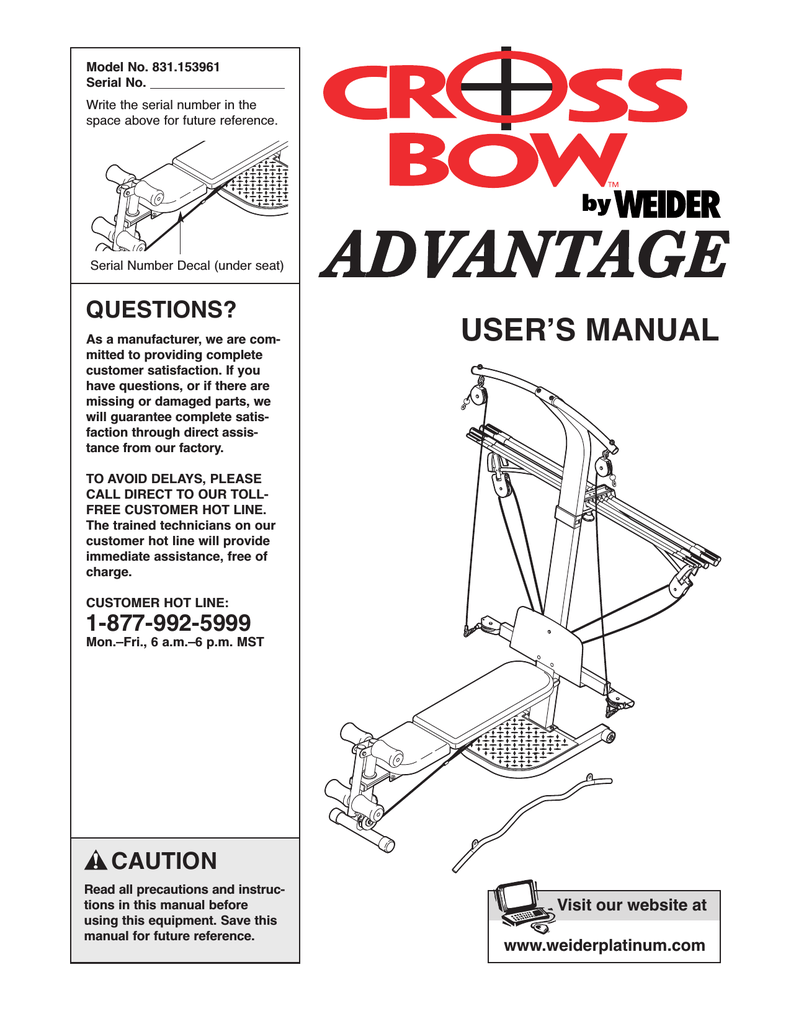 Crossbow exercise machine