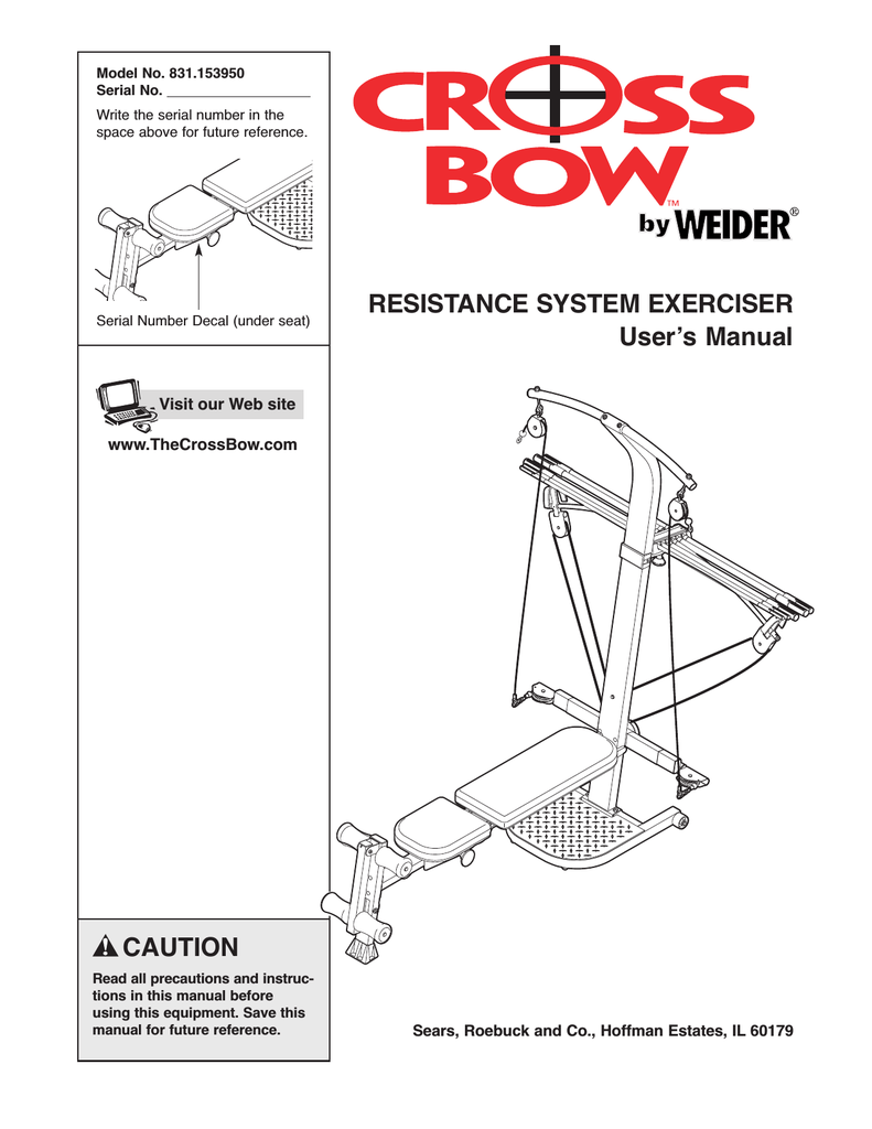 Crossbow Workout Chart