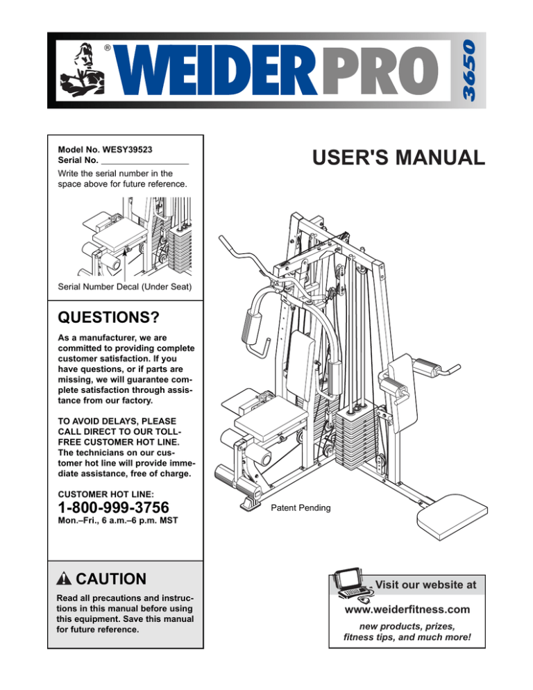 weider 148 home gym