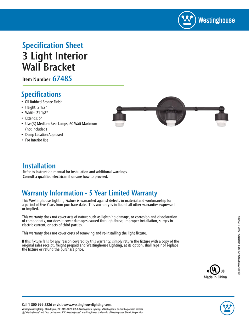 Westinghouse Three Light Indoor Wall Fixture Wall Fixtures Home Garden Worldenergy Ae